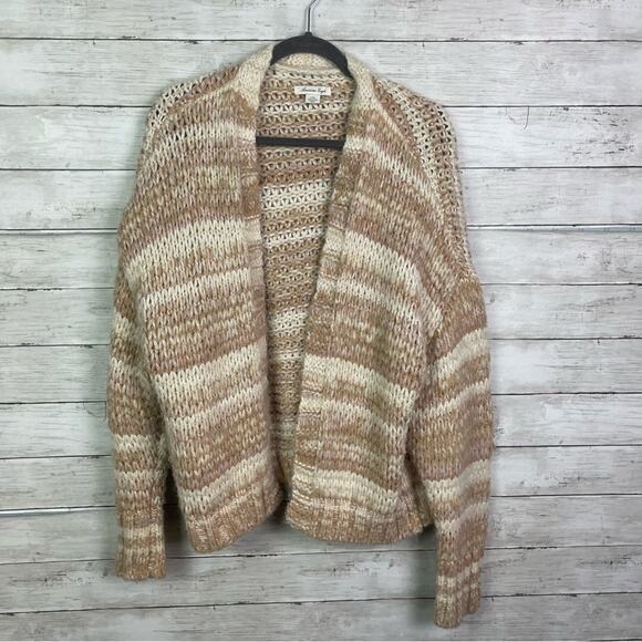 American Eagle Striped Cardigan Size Large - Picture 1 of 4